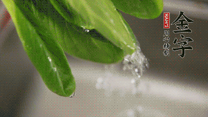 燒一鍋開水，滴一點油，水開后汆燙青菜至斷生即可。